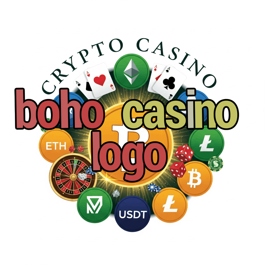 Boho Casino Logo - Bohemian Style Casino Branding